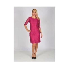 Nidya Moda 4009DF Fuşya Kadın Elbise