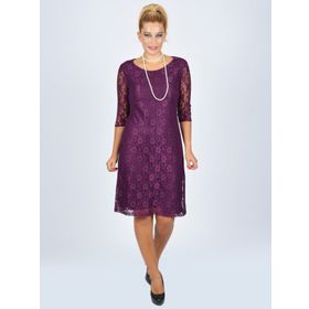 Nidya Moda 4009DM Mürdüm Kadın Elbise