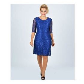 Nidya Moda 4009DSX Saks Kadın Elbise