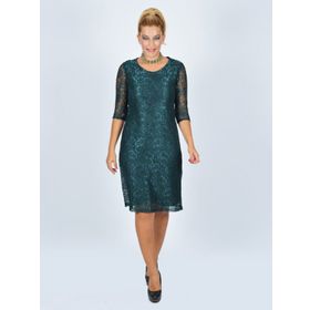 Nidya Moda 4009DY Yeşil Kadın Elbise