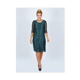 Nidya Moda 4009DY Yeşil Kadın Elbise