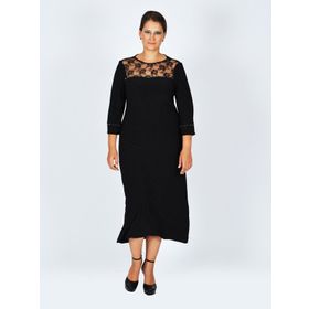 Nidya Moda 4025AS Siyah Kadın Elbise