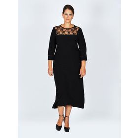Nidya Moda 4025AS Siyah Kadın Elbise