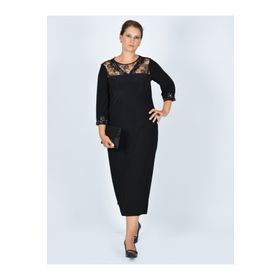 Nidya Moda 4025AS Siyah Kadın Elbise