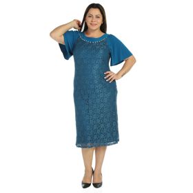 Nidya Moda 4026DP Petrol Kadın Elbise