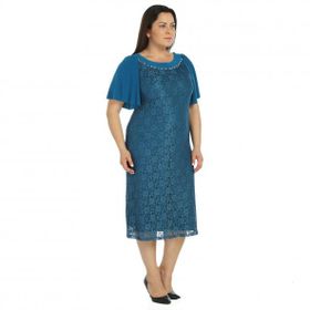 Nidya Moda 4026DP Petrol Kadın Elbise