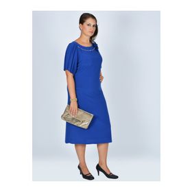 Nidya Moda 4026SX Saks Kadın Elbise