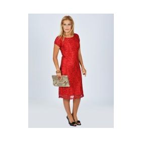 Nidya Moda 4035DK Kırmızı Kadın Elbise