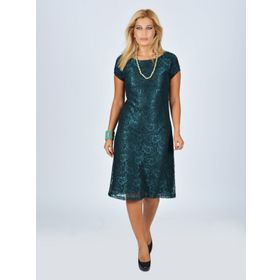 Nidya Moda 4035DY Yeşil Kadın Elbise