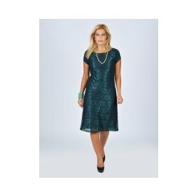 Nidya Moda 4035DY Yeşil Kadın Elbise