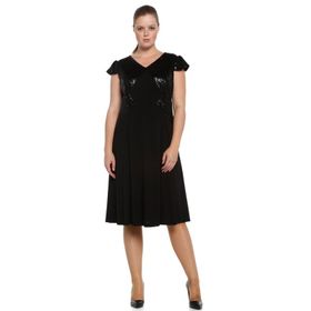 Nidya Moda 4061S Siyah Kadın Elbise