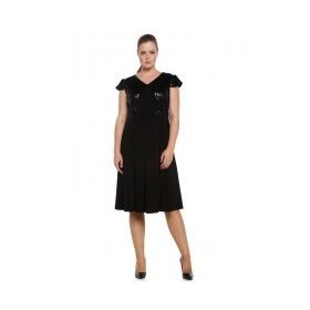 Nidya Moda 4061S Siyah Kadın Elbise