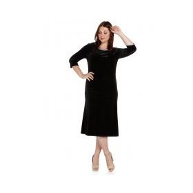 Nidya Moda 4074S Siyah Kadın Elbise