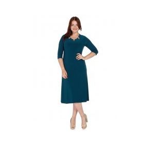 Nidya Moda 4081Y Yeşil Kadın Elbise