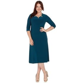 Nidya Moda 4081Y Yeşil Kadın Elbise