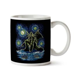 Night of Cthulhu Impressionist Baskılı Kupa