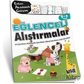Niha Çocuk 5-6 Yaş Eğlenceli Alıştırmalar Kitabı