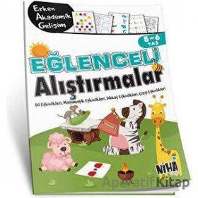 Niha Çocuk 5-6 Yaş Eğlenceli Alıştırmalar Kitabı