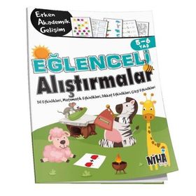 Niha Çocuk 5-6 Yaş Eğlenceli Alıştırmalar Kitabı