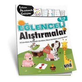 Niha Çocuk 5-6 Yaş Eğlenceli Alıştırmalar Kitabı