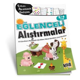 Niha Çocuk 5-6 Yaş Eğlenceli Alıştırmalar Kitabı