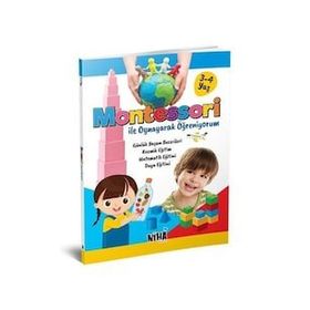 Niha Çocuk Montessori İle Oynayarak Öğreniyorum 3-4 Yaş Kitabı
