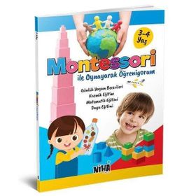 Niha Çocuk Montessori İle Oynayarak Öğreniyorum 3-4 Yaş Kitabı