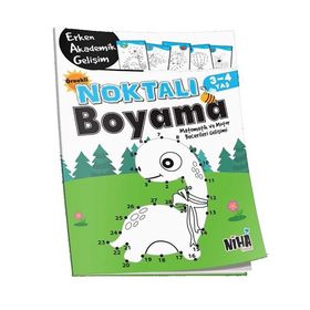 Niha Çocuk Örnekli Noktalı Boyama 3-4 Yaş