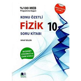 Nihat Bilgin 10. Sınıf Fizik Tümü Çözümlü Soru Bankası - Nihat Bilgin