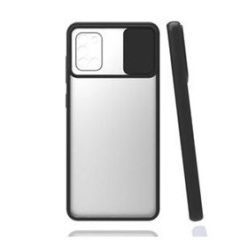 Nihcase Samsung Galaxy A31 Lensi Kamera Korumalı Siyah Silikon Cep Telefonu Kılıf