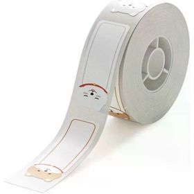 Niimbot T14 50-130 Puppy Beyaz 14x50 mm Hayvan Desenli Termal Etiket