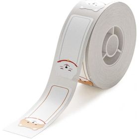 Niimbot T14 50-130 Puppy Beyaz 14x50 mm Hayvan Desenli Termal Etiket