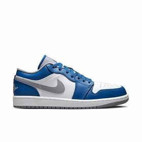 Nike 553558-412 Air Jordan 1 Low Mavi Erkek Ayakkabı