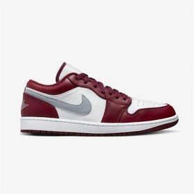 Nike 553558-615 Air Jordan 1 Low Beyaz Bordo Erkek Spor Ayakkabı