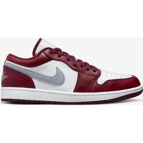 Nike 553558-615 Air Jordan 1 Low Beyaz Bordo Erkek Spor Ayakkabı