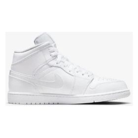 Nike 554724-136 Beyaz Air Jordan 1 Mid Erkek Sneaker Ayakkabı