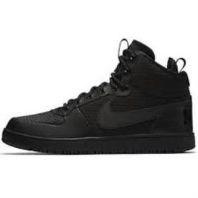 Nike AA0547-002 Court Borough Mid Winter Siyah Erkek Ayakkabısı
