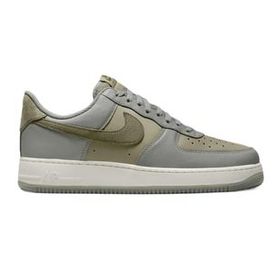 Nike Air Force 1 07 LV8 Leather Sneaker Swoosh Hakiki Deri Günlük Yeşil Unisex Spor Ayakkabı