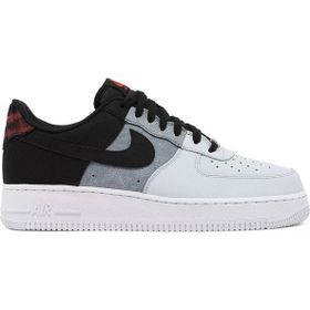 Nike Air Force 1 07 Lv8 Siyah Duman Grisi Beyaz Erkek Spor Ayakkabı