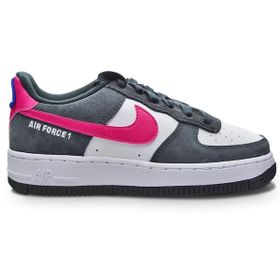 Nike Air Force 1 LVS8 A Club Leather Sneaker Black Pink Prime Hakiki Deri Günlük Siyah Unisex Spor Ayakkabı