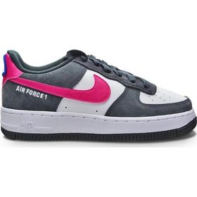 Nike Air Force 1 LVS8 A Club Leather Sneaker Black Pink Prime Hakiki Deri Günlük Siyah Unisex Spor Ayakkabı