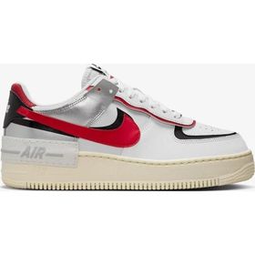 Nike Air Force 1 Shadow Sneaker Hakiki Deri Günlük Beyaz Kırmızı Unisex Spor Ayakkabı