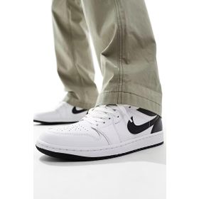 Nike Air Jordan 1 Low Leather Hakiki Deri Beyaz Erkek Spor Ayakkabı