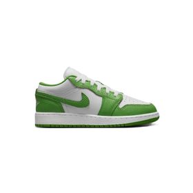 Nike Air Jordan 1 LOW SE BG Leather Sneaker Hakiki Deri Beyaz Unisex Spor Ayakkabı