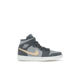 Nike Air Jordan 1 Mıd Gri/Füme Sneaker Kadın Ayakkabı