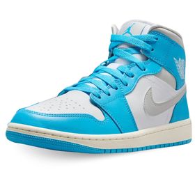 Nike Air Jordan 1 Mid Leather Sneaker Hakiki Deri Bilekli Günlük Yeşil Unisex Spor Ayakkabı