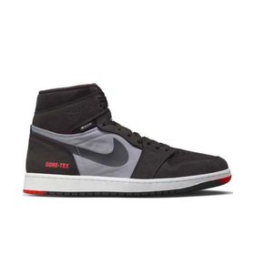 Nike Air Jordan MID Goretex Leather Sneaker Hakiki Deri Bilekli Su Geçirmez Nefes Alan Günlük Siyah Spor Ayakkabı