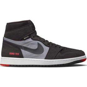 Nike Air Jordan MID Goretex Leather Sneaker Hakiki Deri Bilekli Su Geçirmez Nefes Alan Günlük Siyah Spor Ayakkabı