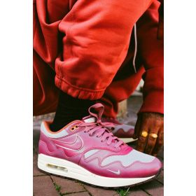 Nike Air Max 1 Patta Leather Sneaker Hakiki Deri Günlük Bordo Erkek Spor Ayakkabı