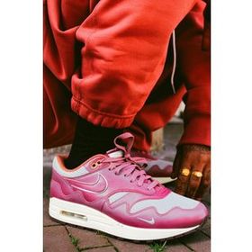 Nike Air Max 1 Patta Leather Sneaker Hakiki Deri Günlük Bordo Erkek Spor Ayakkabı